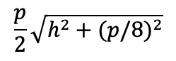surface pyramid formula