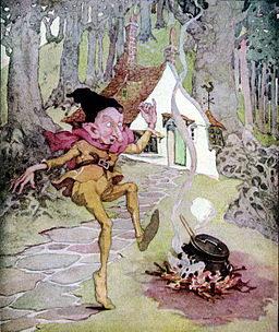 Rumpelstiltskin - Anne Andersonx original at https://upload.wikimedia.org/wikipedia/commons/thumb/7/77/Rumpelstiltskin-_Anne_Anderson.jpg/256px-Rumplestiltskin_-_Anne_Anderson.jpg