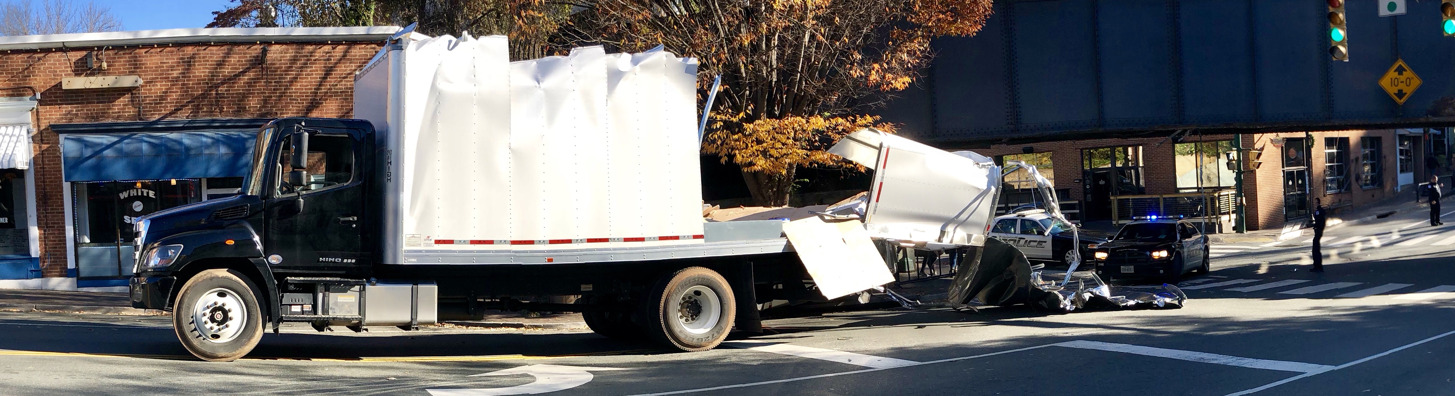 wrecked truck