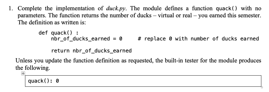 duck.py module