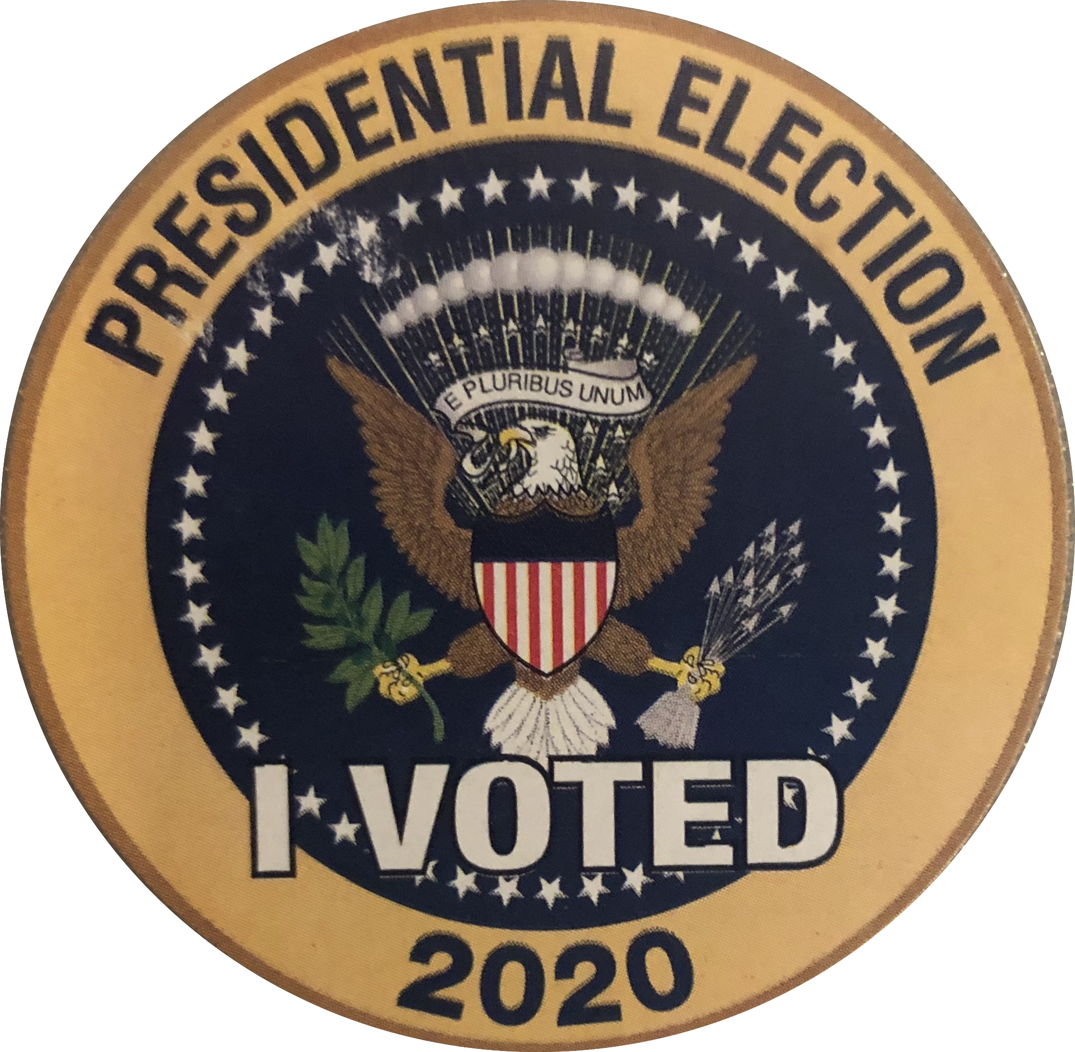 2020 I voted for president sticker