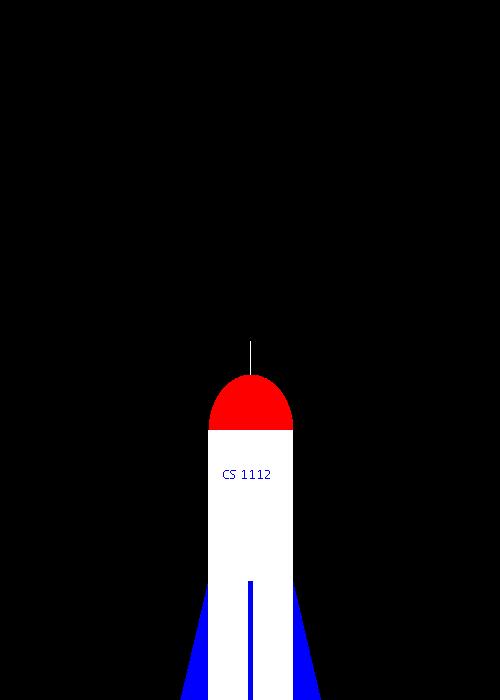 drawing of a rocket