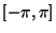 $[-\pi,\pi]$
