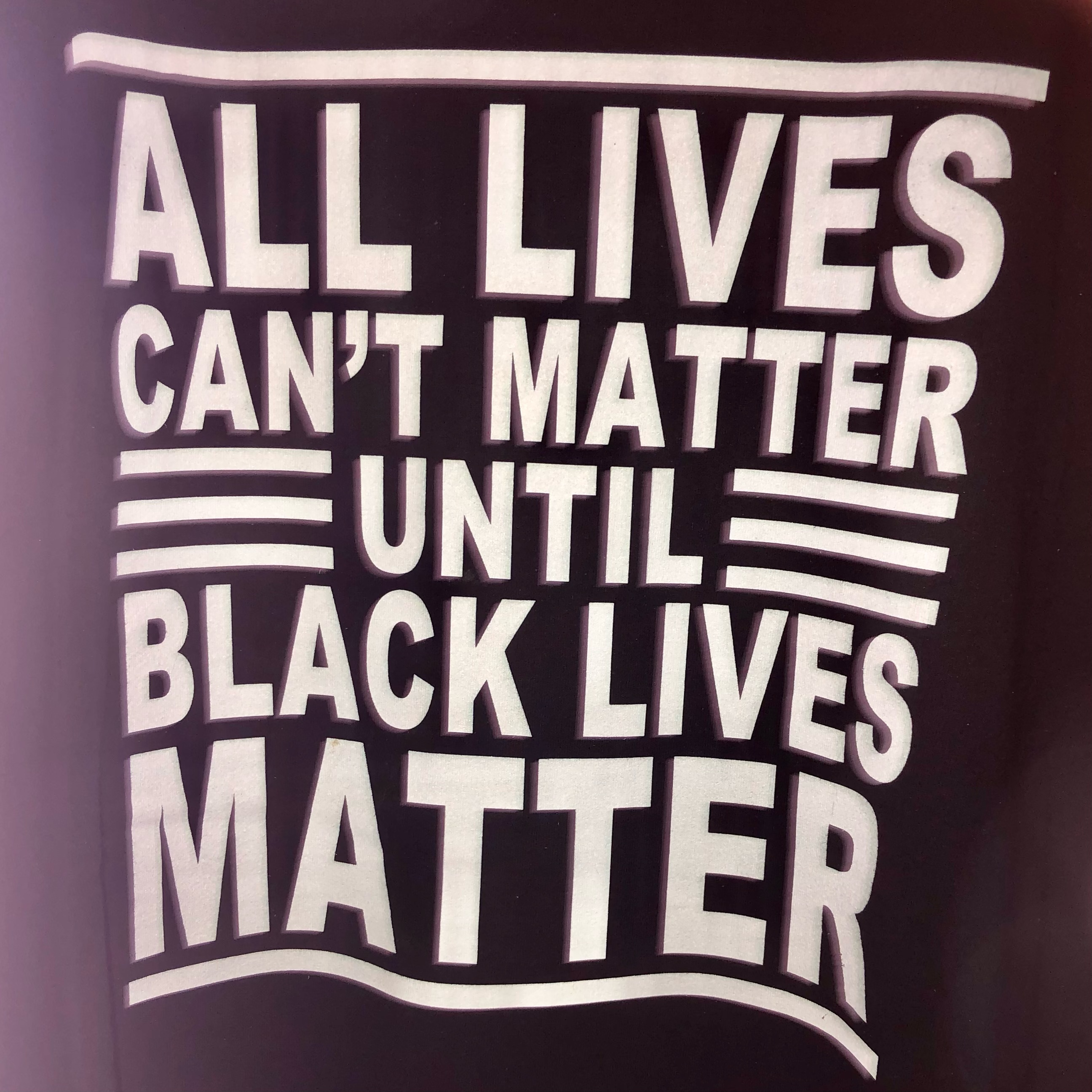 all lives cannot matter until black live matters tshirt