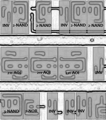 Logic Gates in Mifare RFID Chip