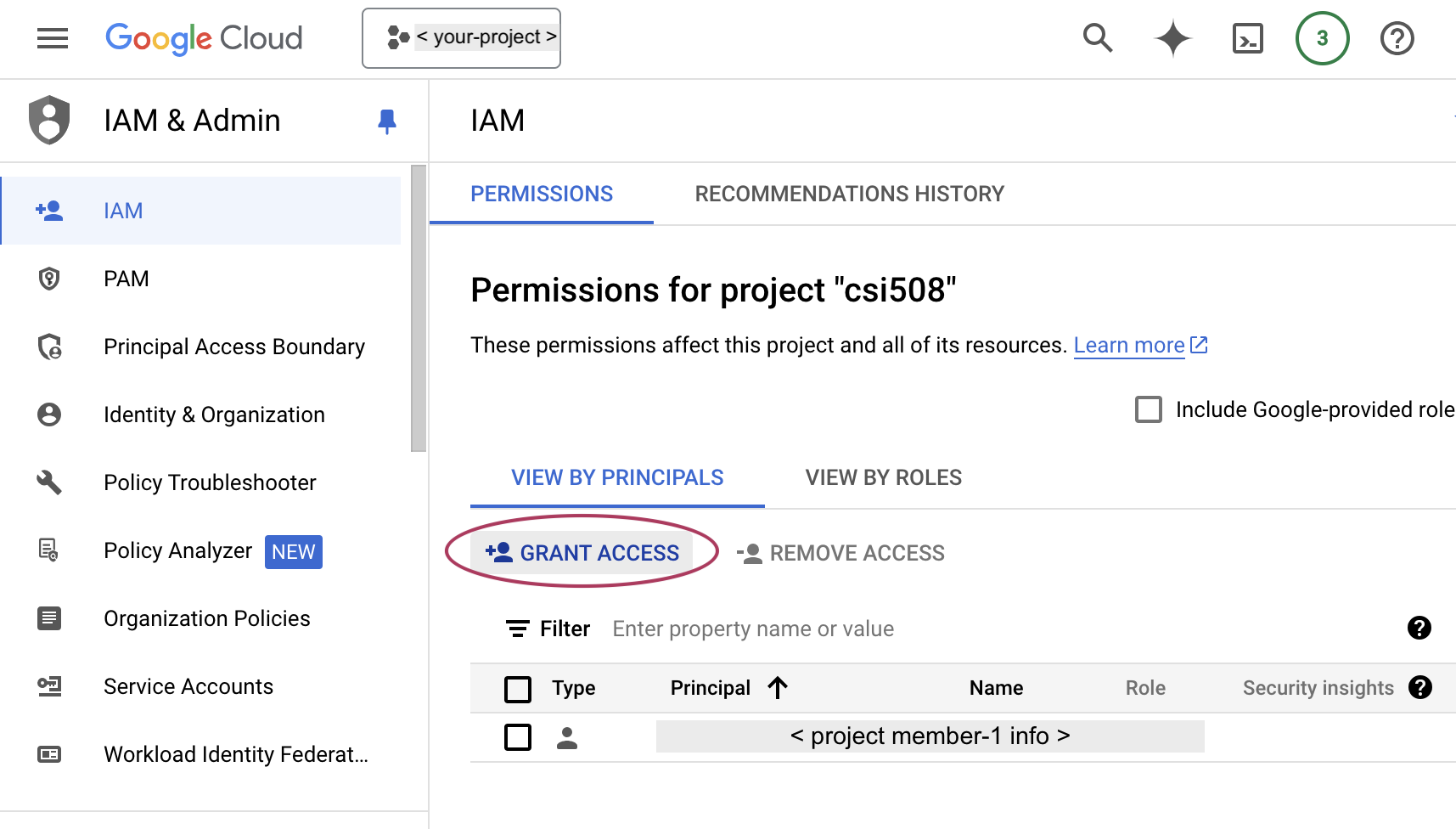 image showing how to add member to a project