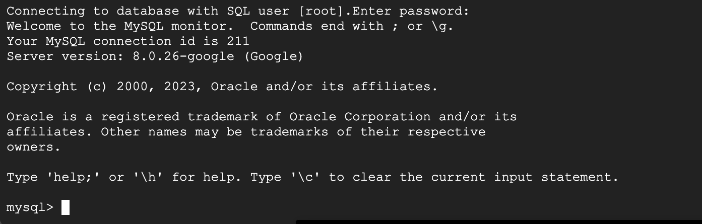 image showing how to connect to an instance