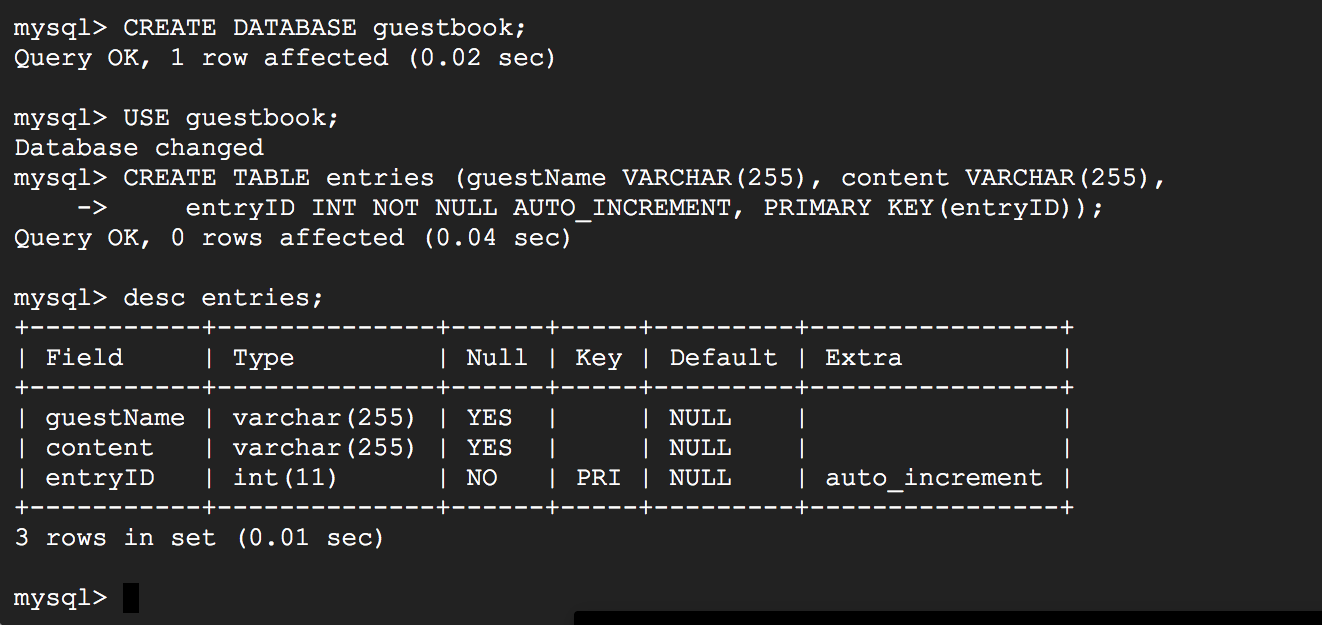 image to create a table